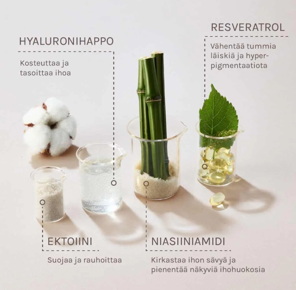 Rauhoittavalla sekä ihoa suojaavalla ektoiinilla ja matala molekyylipainoisella  hyaluronihapolla rikastettu seerumi sopii kaikille ihotyypeille - myös herkälle iholle ja raskauden aikana! ✨